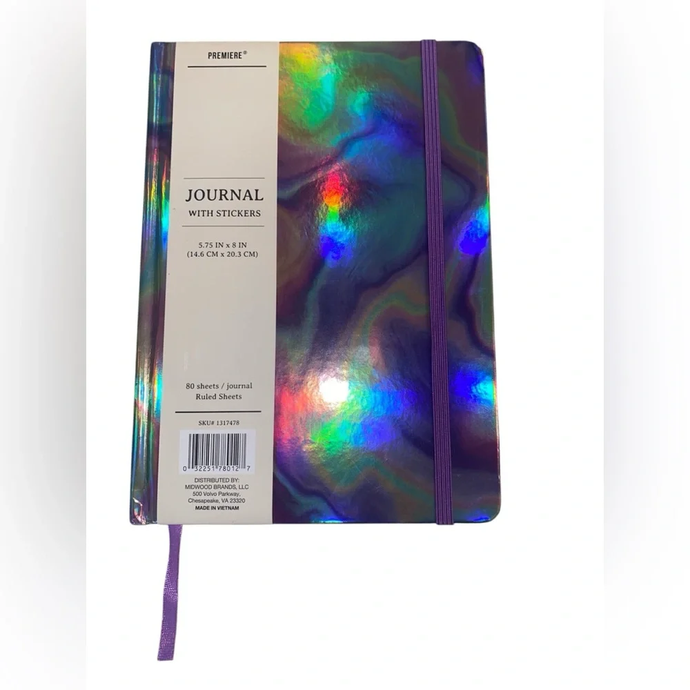 Holographic Journal with Stickers
